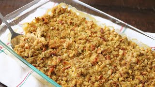 Easy Chicken and Stuffing Casserole Bake with Stove Top Stuffing So Delicious [upl. by Aiclef]