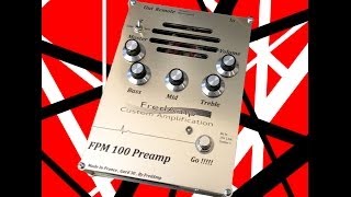 FredAmp FMP 100 preamp with Hot Scream Van Halen Aint talkin bout love cover [upl. by Bearnard]