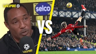 Paul Ince Controversially Claims Overhead Kicks Are About Luck After Garnachos Goal vs Everton ⚽️🤨 [upl. by Bekaj]