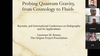 Title Probing Quantum gravity From Cosmology to Fluids [upl. by Onaivlis]