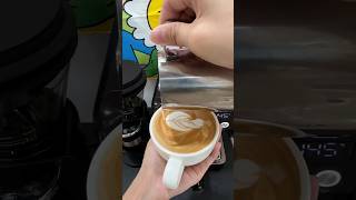 Coffee Latte made with HiBREW H10A Coffee Machine coffee coffeelatte icedcoffee nespresso [upl. by Damas]