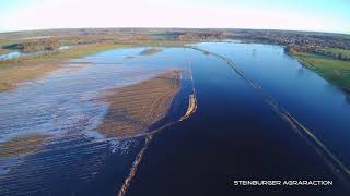 Hochwasser Kellinghusen Januar 2018 Wittenbergen Kellinghusen Rosdorf TYPHOON H [upl. by Ettesoj125]