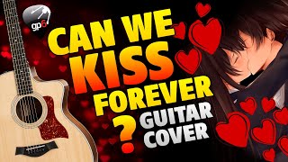 Kina – Can We Kiss Forever fingerstyle guitar cover with TABS and KARAOKE [upl. by Bovill]