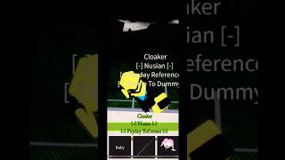 Cloaker dummies vs noobs funnymemes 2024 pleasesubscribe roblox memes [upl. by Cheng]