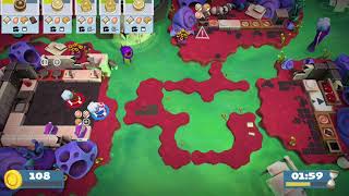 Overcooked 2 Level 62 2 Players 3 Stars [upl. by Elson]