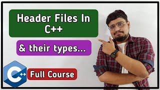 Header Files In C  Types of Header Files  C Tutorial PART 10 [upl. by Bobker215]