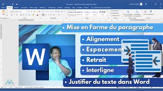 METTRE EN FORME LES PARAGRAPHES DANS MICROSOFT WORD manyangaword microsoftword formationword [upl. by Dressel]