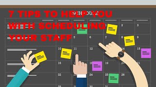 7 rules when making your staff schedule for restaurants [upl. by Cassiani45]