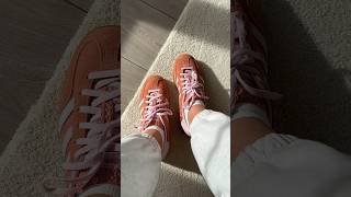 the perfect spring trainers 🌷☀️🎀 adidasgazelle unboxing springvibes pink [upl. by Gore192]