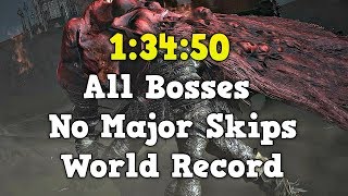 Former World Record Speedrun All Bosses No Major Skips  Dark Souls 3 [upl. by Roz]