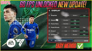 🟢FC Mobile 60FPS Unlock 🔥101 60fps✅  🚫GLTOOLS🚫F1VM🌟NewApp🌟 [upl. by Mohl876]