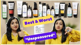 Best amp Worst of Deconstruct Deconstruct Products MiniReviews2024 Best amp Worst Skincare Products [upl. by Hilaire]