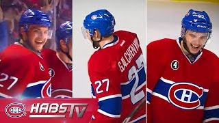 Le tour du chapeau de Galchenyuk  Galchenyuks hat trick [upl. by Hofstetter437]