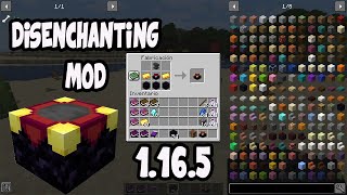 DISENCHANTING MOD  DESENCANTAMOS OBJETOS  MINECRAFT JAVA EDITION  V 1165 11 [upl. by Dawn]