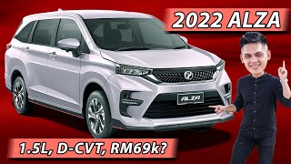 2022 Perodua Alza D27A  new platform DCVT higher prices [upl. by Sofie188]