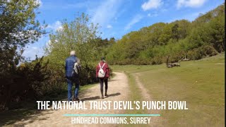 National Trust Devils Punch Bowl Hindhead Commons Surrey [upl. by Nodal]