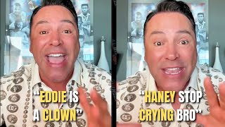 Oscar De La Hoya GOES In on Eddie Hearn amp Dana White quotcircle jerkngquot together in SAVAGE roast [upl. by Asserat]