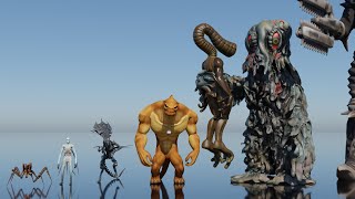 ALIEN 3D Size Comparison [upl. by Gibun]