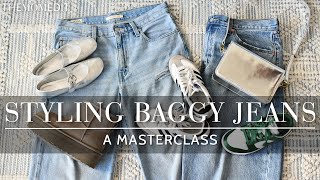 Everything You Need To Know About How To Style Baggy Jeans [upl. by Eillime]