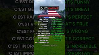 quotQUIZ ANGLAISquot 🇺🇸11 phrase du quotidien ✅ english quiz coursdanglais apprendreanglais anglais [upl. by Germain]