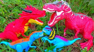 Hunting Dinosaurs Jurassic DominionTrex BrachiosaurusKinggidorah KingKong animal revolt battle [upl. by Aiki]