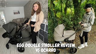 EGG DOUBLE STROLLER REVIEW VS MAMAS AND PAPAS OCARRO [upl. by Lewak845]