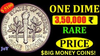 EVERYDAY ONE DIME COIN WORTH A LOT OF MONEY ROOSEVELT DIME MINT ERRORS  BIG MONEY [upl. by Eelirak459]