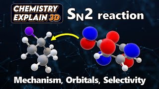 How SN2 Reactions Look Like Animation  Organic Chemistry Substitution Mechanism [upl. by Ahsakat]