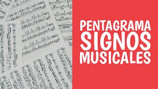 El Pentagrama y los Signos Musicales ¡Muy Fácil [upl. by Otokam]