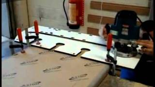 ITS TV Unika Multipurpose Worktop Router Jig Demo [upl. by Airalav]