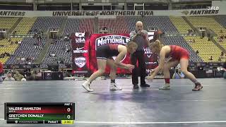 2024 Junior Girls Folkstyle Nationals Valerie Hamilton vs Gretchen Donally 145 Ibs 3rd Place Bout [upl. by Rodge]