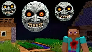 i Found Scary LUNAR MOON 😱 in Minecraft  Minecraft Lunar Moon [upl. by Neerod88]