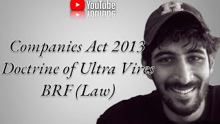 Doctrine of Ultra Vires  Companies Act 2013  Himanshu Nandwani  icaistudentsgroup vnsgu [upl. by Ybok]