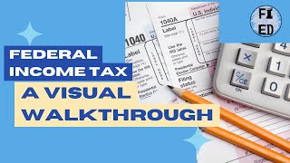 Federal Income Tax Brackets Educational Walkthrough and Visualization [upl. by Ahsiral]