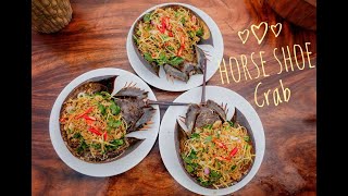 Yummy Horseshoe Crab Egg  SourSpicy Seafood Recipe [upl. by Bevash]