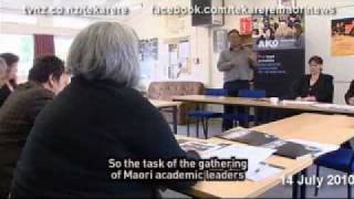 Maori tertiary studies conference [upl. by Naehgem176]