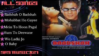 Baadshah Movie All Songs Shah Rukh khanTwinkle Khanna [upl. by Tonl]