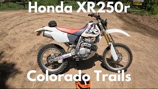 Exploring on the Honda XR250r in the Colorado Rockies [upl. by Gustafson]