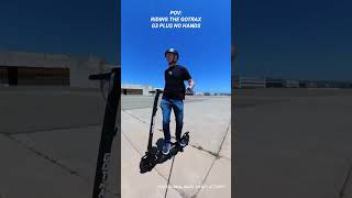 No hands on the GOTRAX G3 Plus 😎🛴gotrax electricscooter escooter electricvehicle [upl. by Neehcas943]