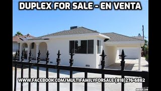 PACOIMA DUPLEX for sale  EN VENTA San Fernando Valley [upl. by Ikkaj]