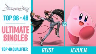 Geist Bayonetta vs JeJaJeJa Kirby  TOP 48 Qualifier  ULTIMATE SINGLES  Diamond Dust [upl. by Colas]