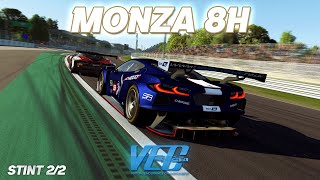 Our first good result  VEC Monza 8H  Division 1  Brabham Motorsports 83 GT3 [upl. by Blas491]