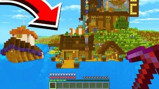 Ik Bouw Een Vissersdorp In Minecraft Survival [upl. by Aliahs414]