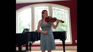 Claire Hebeisen performs Bach Giga [upl. by Rori]