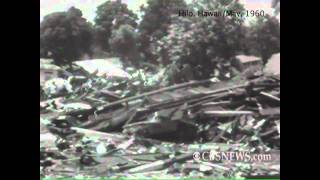 May 25 1960 Tsunami devastation in Hawaii [upl. by Rahsab11]