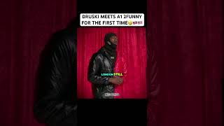 DRUSKI MEETS A1 2FUNNY FOR THE FIRST TIME🤣 ​⁠​⁠ a12funny comedy druski london roadman uk [upl. by Kai]