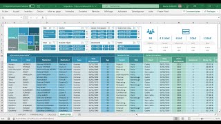 Créer un tableau RH 2  Tuto Excel [upl. by Bunns]