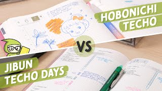 Hobonichi Techo vs Jibun Techo DAYs 📔 Daily Planner Comparison [upl. by Ssew58]