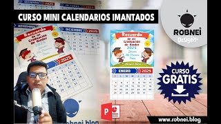 Curso para Crear Mini Almanaques Imantados [upl. by Lebasiairam]