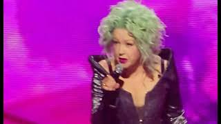 Cyndi Lauper  Goonies R Good Enough live Farewell Tour 2024 fan video [upl. by Perkin]